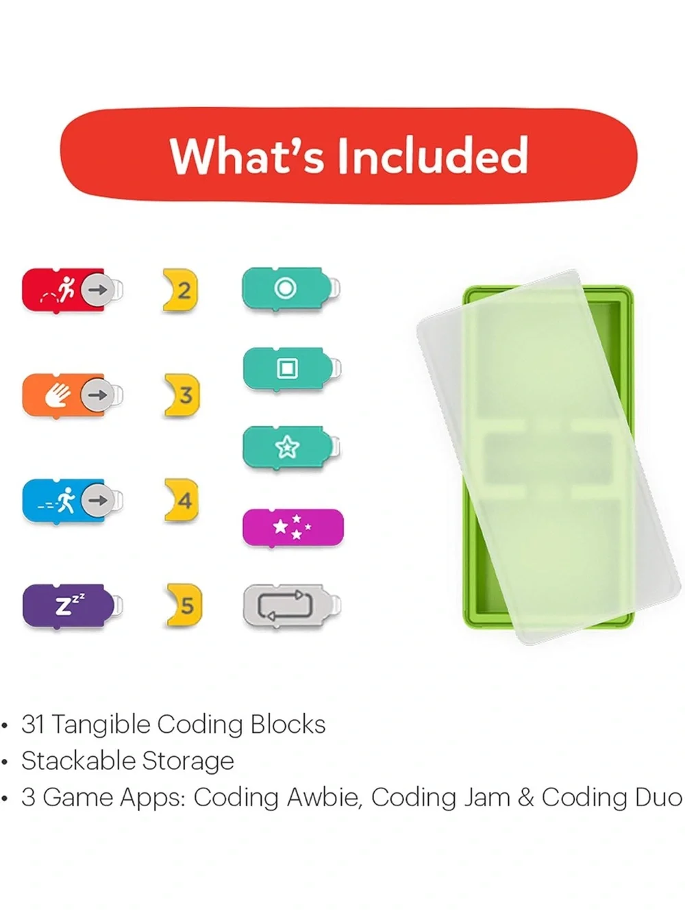 Osmo Coding Family Bundle, Ages 5-10+, Coding for Kids, 3 Games, iPad/Fire